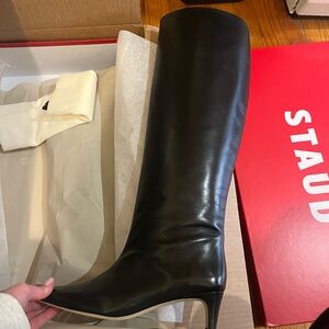Staud Black Women's Knee-High Boots